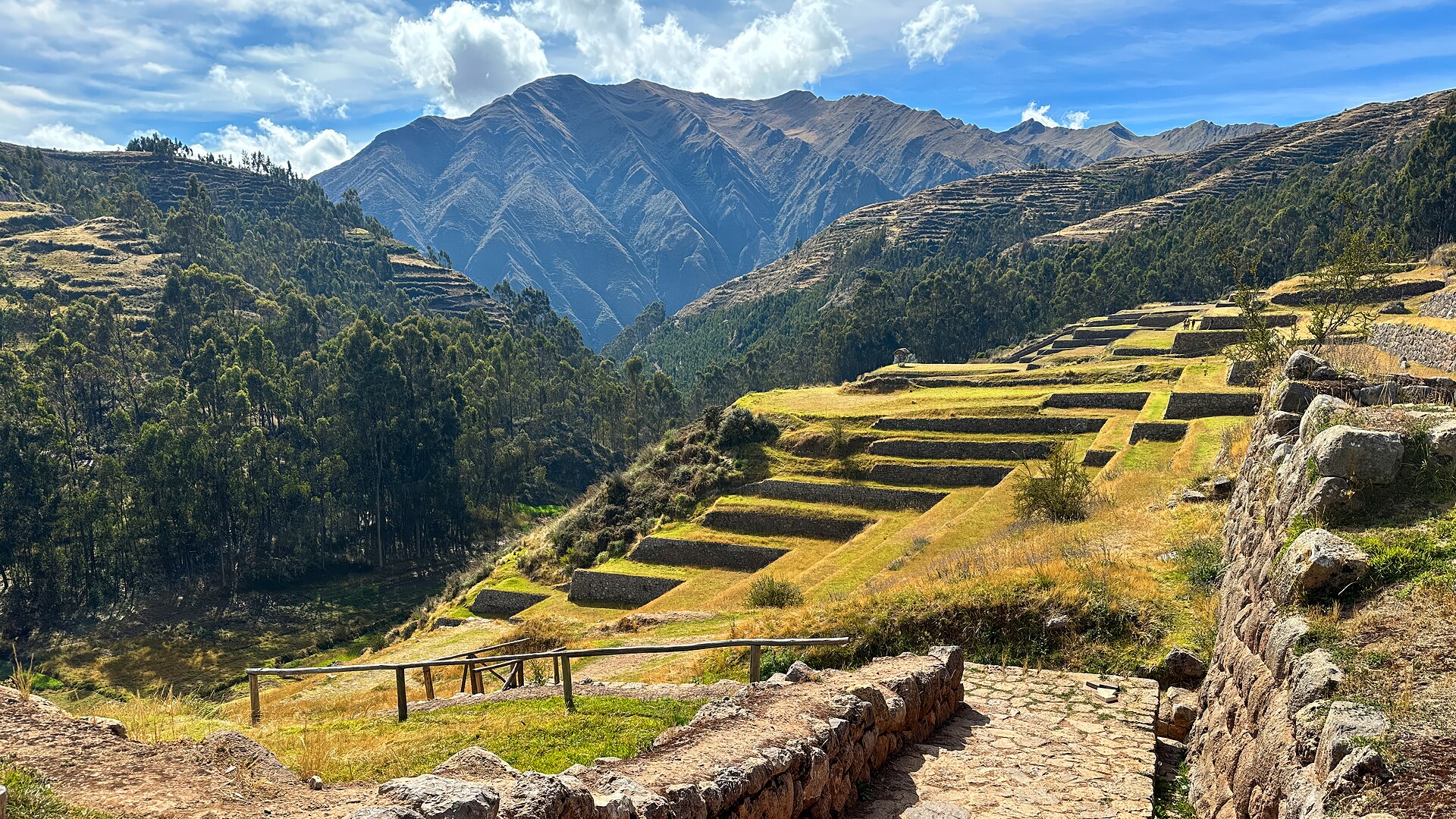 Andenes en el Valle Sagrado