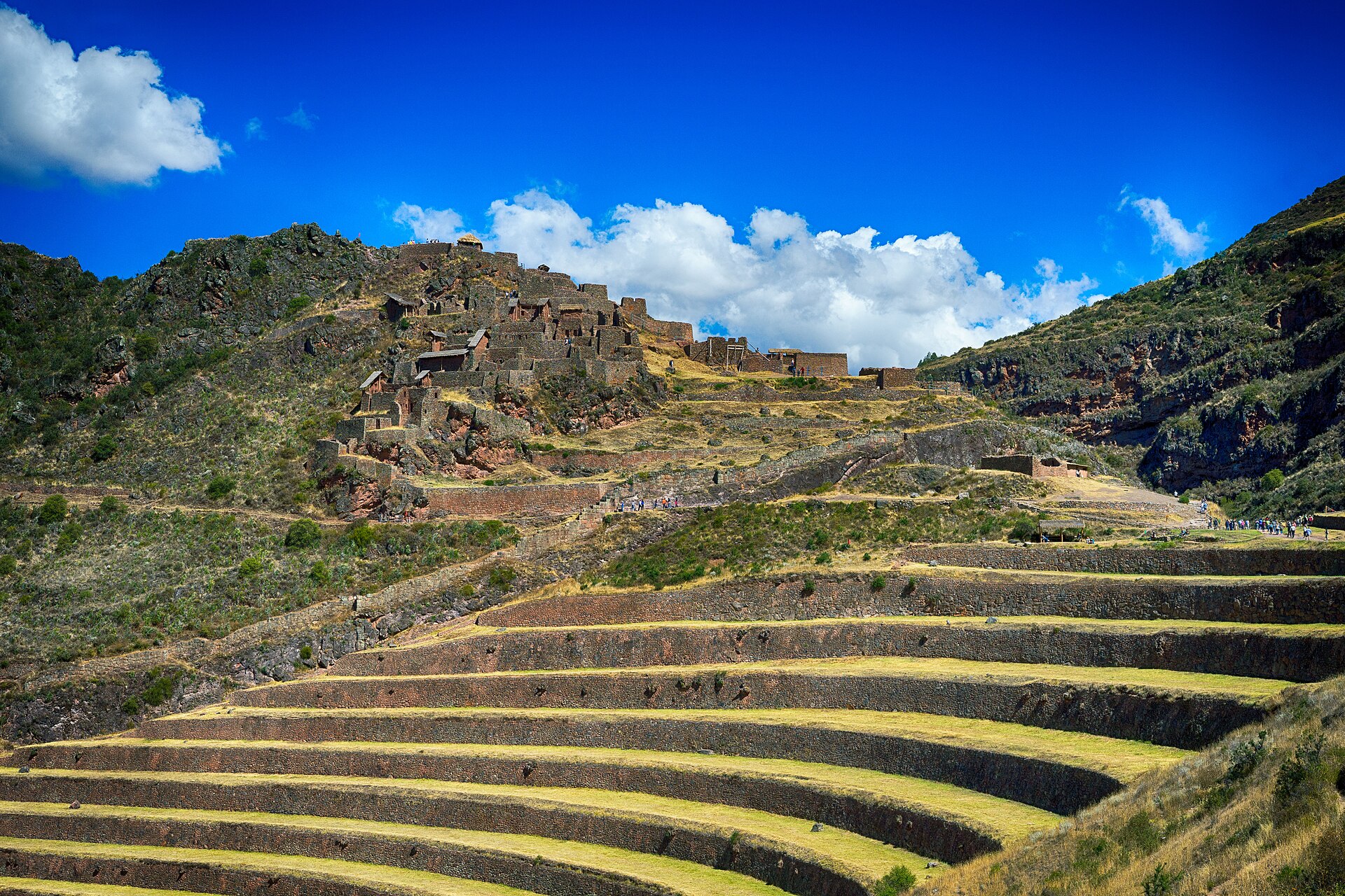 Terraces and citadel at Pisac